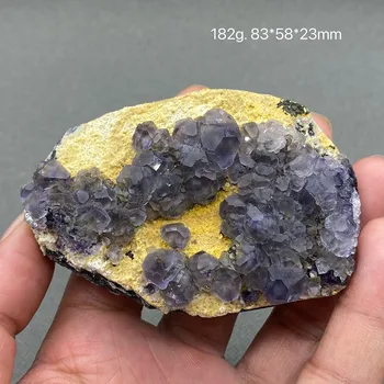 100% Naravni Fujian na kitajskem modro zeleno fluorite Mineralnih vzorcu gruče Kamni in Zdravilnimi kristali kristal Brezplačna dostava