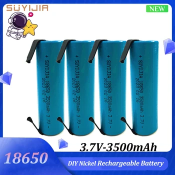 18650 3,7 V 3500mAh Baterija Li-ionska Baterija za Polnjenje z DIY Nikelj-litij-Varjenje Niklja Stanja Varjenje Baklo Rezervno Baterijo