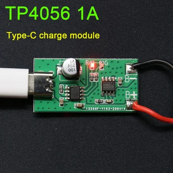 1A TP4056 linearni USB Tip-C polnjenje modul 1A s polnjenje-izpust varstvo 1S Litijeva baterija 3,7 V dc 4,2 V 18650 Li-ion Lipo