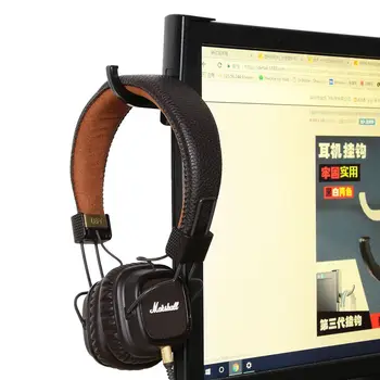 1PC Slušalke držalo za Slušalke Slušalke Obešalnik Imetnik Kavelj S Trakom, Nalepke za Mizo PC Monitor slušalke Pribor