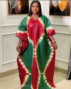 2023 Nove Afriške Obleke za Ženske Pomlad Poletje Dame Moda Tiskanje Plus Velikost Dolgo Obleko Afriških Oblačilih, Afriška Oblačila