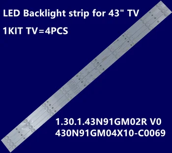 20kit=80PCS LED Osvetlitvijo Trakovi 10lamps Za Ph43n91 Ph43n91dsgwa 430N91GM04X10-C0069 1.30.1.43N91GM02R V0