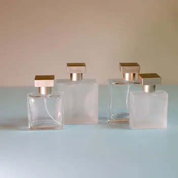 25ML 50 Kvadratnih Motnega/Clear Stekla Parfum Spray Steklenic Embalaža za Steklenice lahko ponovno polnijo Razpršilo Potovalni Kozmetični Posodo