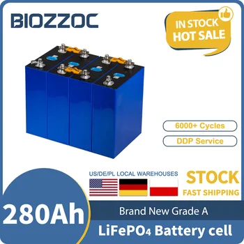 3.2 V Lifepo4 320AH 200AH 280AH 105AH Baterije Baterija za Polnjenje 12V 24V 48V Baterije za RV Golf Voziček Čolni Sončne Energije