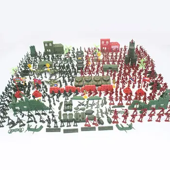 330 kos Otroci Darilo Akcijska Figura, Plastične Igrače 4 cm Vojaške Playset Vojak Model Mens Playsets Model Gradnjo Kompleti