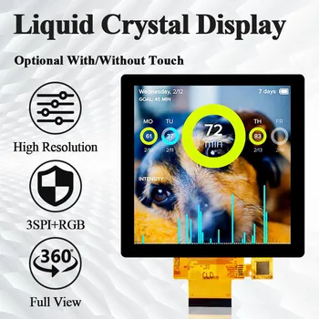 4.0 Palčni TFT LCD Zaslon Modul Kvadratnih 480*480 3SPI RGB 40Pin 3.3 V ST7701S Pogon z Dotik Zaslon HDMI Vožnje Odbor