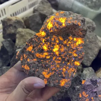 500 g Naravnih Ameriški Yooperlites Plamen Kamni Fluorescentna Kamen Energijo Reiki Osebkov Akvarij Sobi Doma Dekor Draguljev Crystal