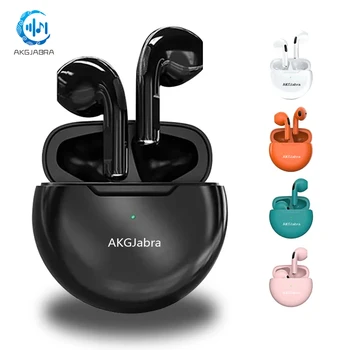 AKGJABRA pro 6 Brezžične Slušalke Bluetooth Slušalke Šport Nepremočljiva Igra Slušalke Touch Kontrole Čepkov Z Mikrofonom