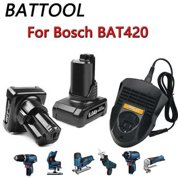 Battool 6000Mah za Bosch BAT420 Baterija za Polnjenje 12V Li-Ion Za BAT420 BAT412A BAT413A D-70745Gop 2607336013 2607336014