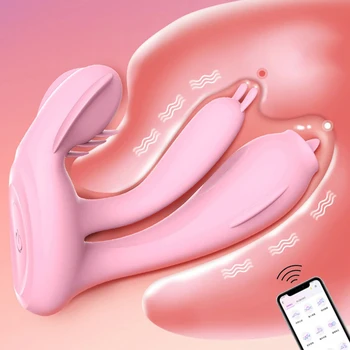 Brezžični Vibrator, Vibrator Za Ženske App Remote Control Vibracijske Hlačke G Spot Klitoris Stimulator Masturbacija Odraslih 18 Seks Igrače