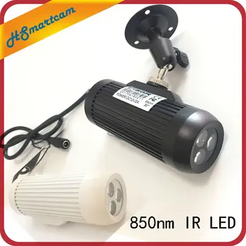 CCTV Fill Light nadzorne Kamere night-vision Fill light 850nm Nevidno Dan Noč 3PCS IR Array Lučko Osvetlitev