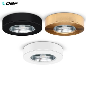 [DBF]Super Tanek Driverless Površinsko Nameščena Strop Spot Luči Ne Zatemniti 3W 5W 7W 9W LED Downlight za Kabinet Predstavitev Fotografija