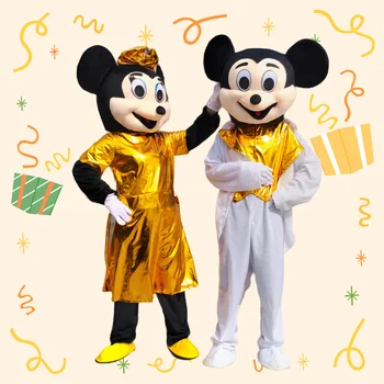 [Disney] Priljubljena risanka Cosplay kostum Mickey Mouse maskota kopalke po meri, Strokovno karneval maskota kostum ličila set