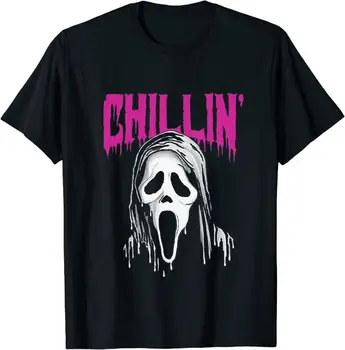 Duh Obraz Chillin' Smešno Za noč Čarovnic Klasičnih T-shirt