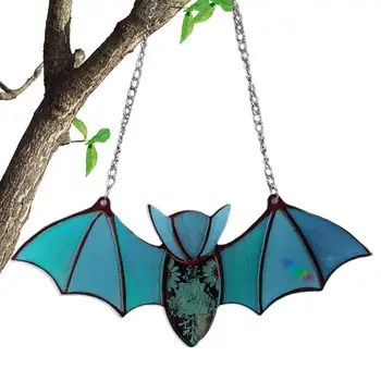 Halloween Bat Visi Dekoracijo Akril Mavrica Maker Sonce Lovilcev Dekoracijo Za Večkratno Uporabo Akril Bat Dekoracijo Za Spalnico