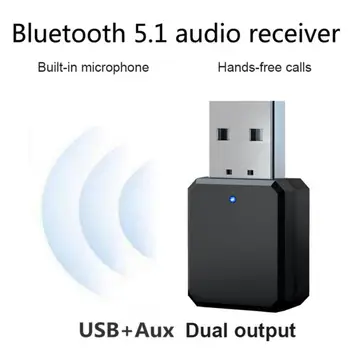 Kebidu Komplet 5.0 Mini Audio USB Sprejemnik Adapter 3.5 Mm Aux Brezžični Glasbeni Stereo za Avto Radio prostoročno Klicanje