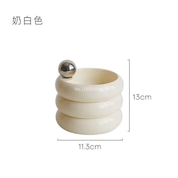 Kontrast barve obračanje nakit polje uhane, ogrlico, ki za toaletno mizico multi-funkcionalne manjše izdelke namizje škatla za shranjevanje multi-layer
