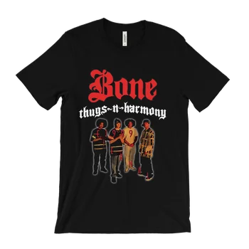 Kosti Thugs N Harmonijo T-Shirt - Prva tha Mesec Križišču 90. letih hip hop rap