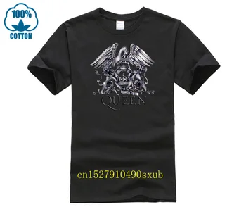 KRALJICA Rock Band T shirt Homme Bombaž 3D Tiskanja Freddie Mercury Shirt O vratu Kratek Sleeved Majica s kratkimi rokavi Moški Velikost 4XL Črna