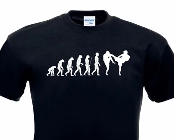 Majica Retro 100% Bombaž Majica Razvoj T-Shirt Kickboxer Boj Hobi Trener Boj Design Tee Shirt Digitalni Tisk