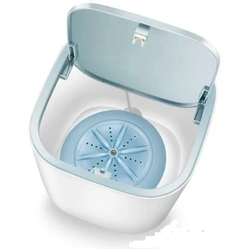 Mini Električni Pralni stroj Prenosni USB Perilo Čiščenje Pralni Nogavice Otroška Oblačila Kompakten Pranje Pralni-Modra