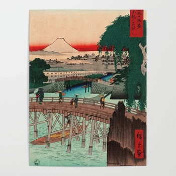 Modularna Hd Tiskanje Slik Slike Most Na Japonskem Doma Dekoracijo Platno Letnik Ikkoku Plakat Wall Art Za Dnevno Sobo Okvir
