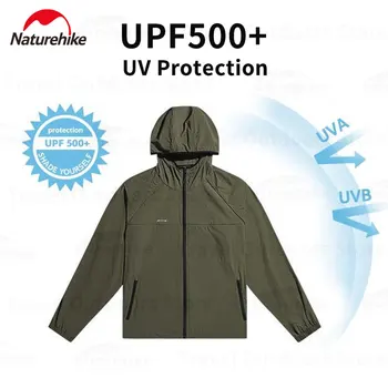 Naturehike UPF500+ Svetlobo Jakno UV Zaščito Veter Breaker Retro Windbreaker Golf Spomladansko Jakno s Kapuco Vetroloma za Kolesarjenje
