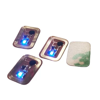 Po meri DIY NFC Nohte, Nalepke z Oznako LED Luči v 7 Barvo Obrob NFC Nohtov Oznako