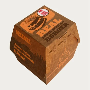 Po meri productBurger Polje po Meri Natisnjene Zložljive Kartonske Hamburger Embalaža Papir Burger Box