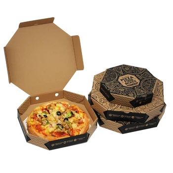 Po meri productFactory Vroče Prodajo Tiskanih Prilagojeni za Vse Velikosti 9 10 11 12 14 18 Inch po Meri Pizza Boxes