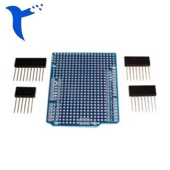 Prototip PCB Prototip razširitev odbor, MODRA, test odbor s 4 Dolge Pin Vrstico Za UNO