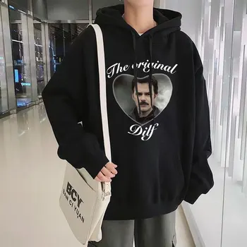 Prvotni DILF Charlie Swan Somrak Bella Črn pulover s kapuco Moški Ženske Zimski Modni Majica Šport Oblačila Ulične Hip Hop