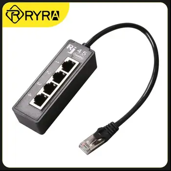 RJ45 1 Moški 4 Ženske LAN Ethernet Vtičnico 2/3 Vrata Splitter Kabel Ethernet Omrežja Podaljšek Kabel Adapter Dodatki