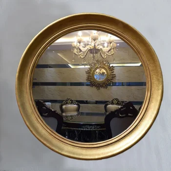 Sodobno, Dekorativne Stene Ogledalo Nordijsko Zlato Kopalnica Dekorativni Ogledalo Oblikovalec Stekla po Meri Espelho De Mesa Stenski Dekor
