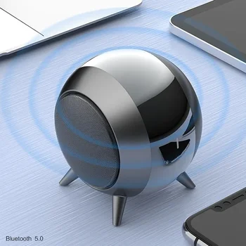 TWS Series Wireless Bluetooth Audio Bass Jeklena Topovi Zvočnik Kovinski Prostem Bluetooth Zvočnik Nove