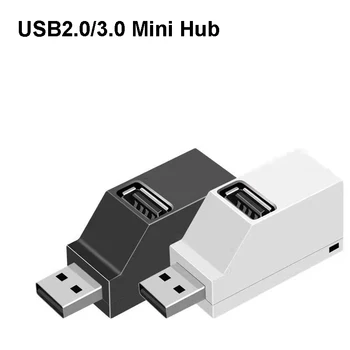 USB3.0 3port Mini-Hub 2.0 za Ločevanje Visoke Hitrosti Prenosa Tok Pametni Pribor Za Prenosni RAČUNALNIK Macbook