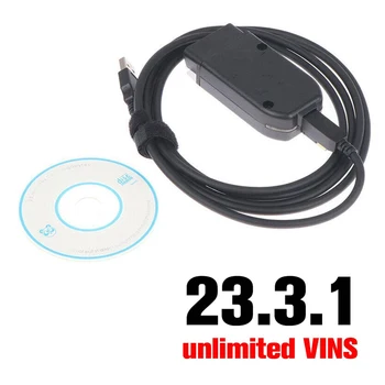 VAGCOM V23.3.1 Obd2 Optičnega Orodja USB 2.0 Scanne Diagnostični Kabel VAG COM OBD Orodja, Orodja za Popravilo Avtomobila