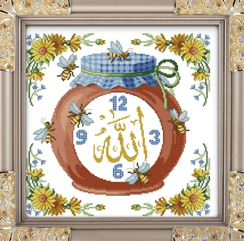 Veselje nedeljo Muslimanskih slog Medom gumb(Islam ) navzkrižno šiv vezenje modelov free download za stensko slikarstvo strani needlework