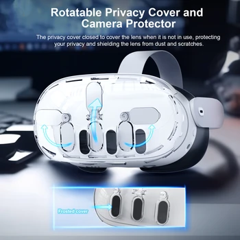 Za quest3 VR Očala PC Primeru Zaščitni Pokrov