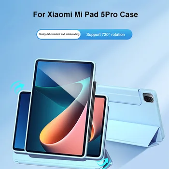 Za Xiaomi Mi Pad 5/5pro Funda Tablet Android Wireles wake-up tablet Usnje, usnjeni Zaščitni Pokrov Mizo Accessori Xiaomi primeru