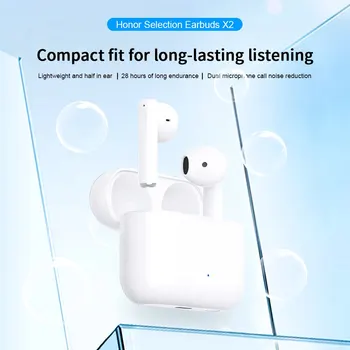 Čast Izbira Čepkov X2 TWS Res Brezžične Slušalke Bluetooth 5.2 Semi-V-Uho Bio Slušalke Nizko-Las Način Igre z Mikrofonom