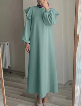 Ženska Oblačila Abaya Luksuznih Dubaj Barva Muslimanskih Modi Dolge Obleke Islamske Skromne Obleke Haljo Brezplačna Dostava Turčija